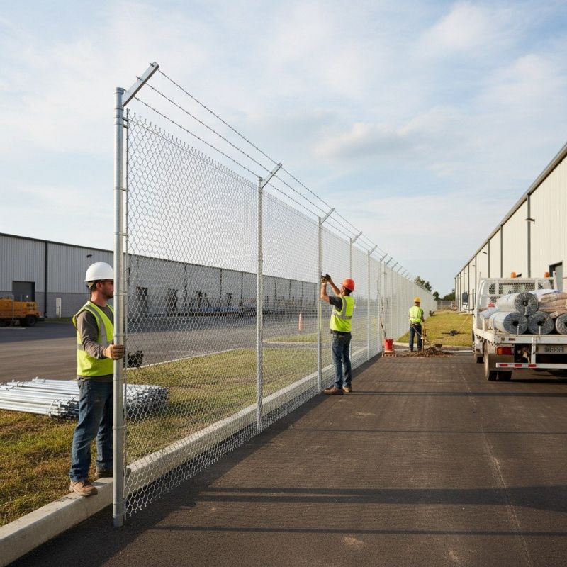 Chain Link Fence Installation